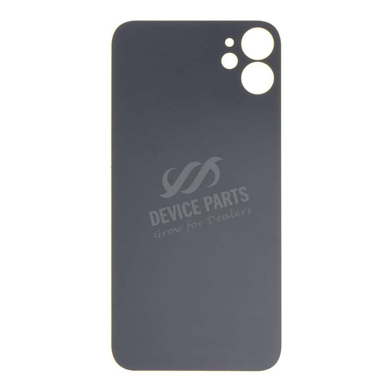 Battery Door with Adhesive for iPhone 11 EU & Large Hole Version Yellow HQ