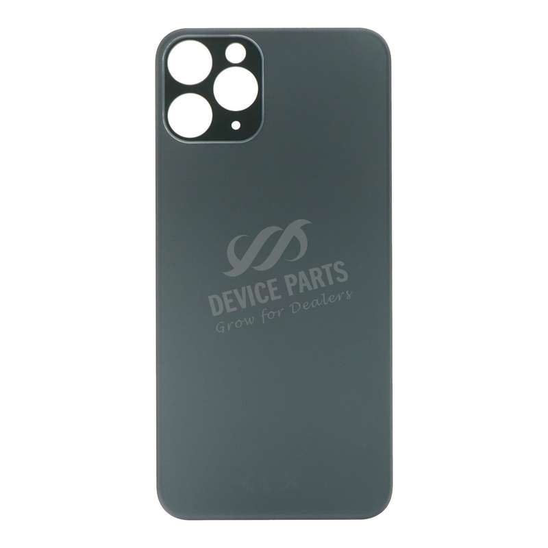 Battery Door with Adhesive for iPhone 11 Pro EU & Large Hole Version Green HQ