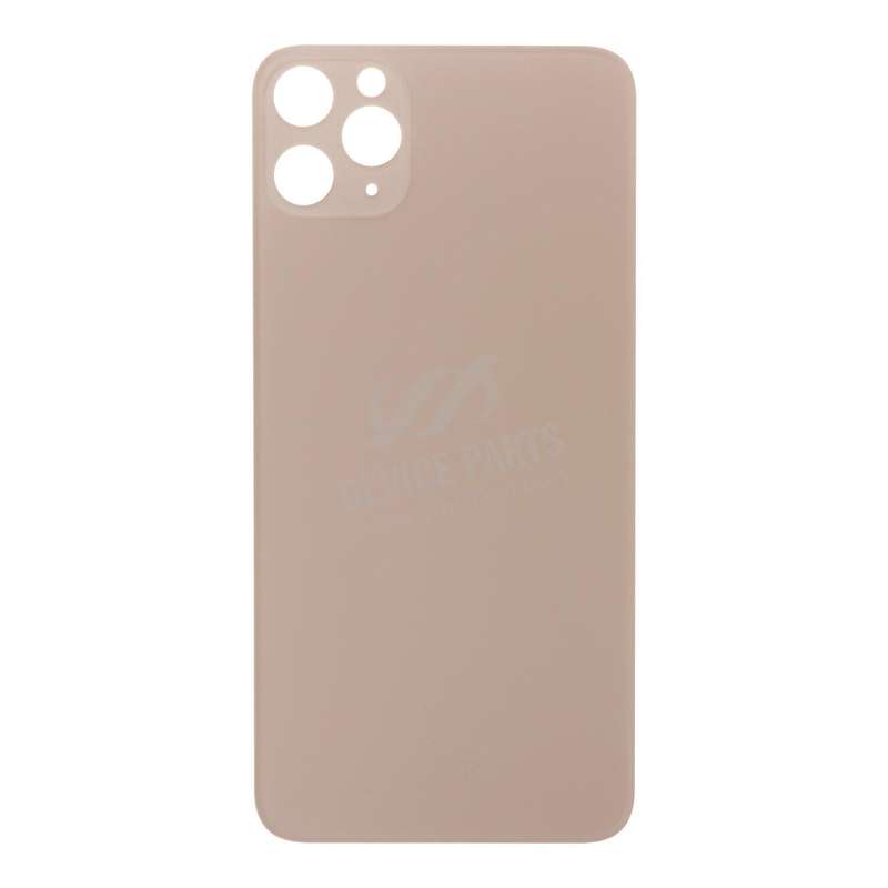 Battery Door with Adhesive for iPhone 11 Pro Max European & Small Hole Version Gold HQ