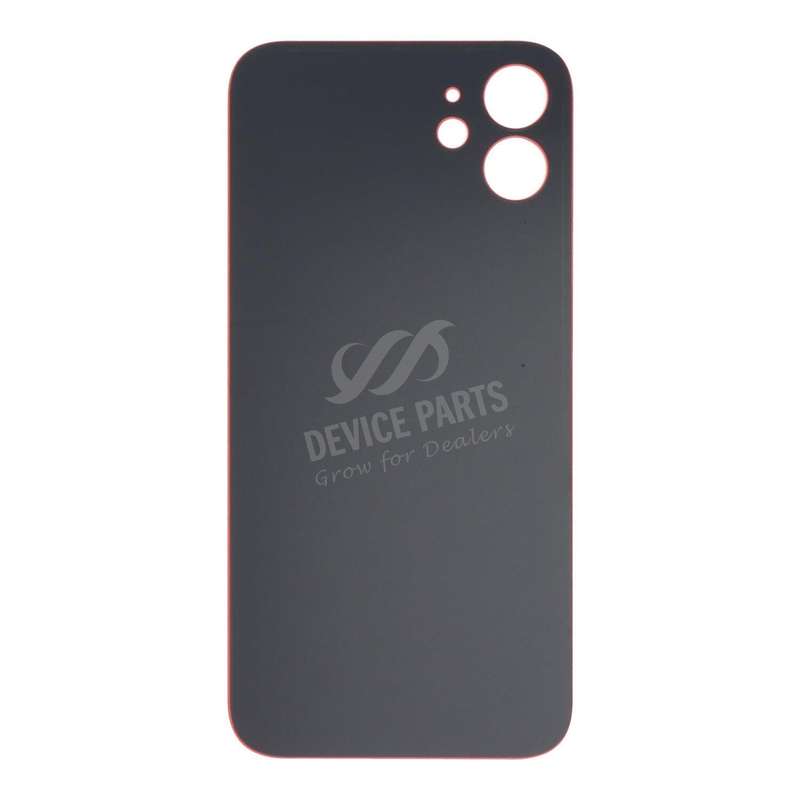 Battery Door with Adhesive for iPhone 12 Large Hole Red HQ