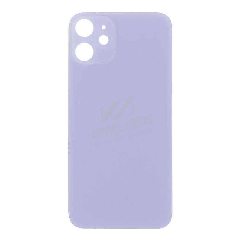 Battery Door with Adhesive for iPhone 12 Mini Small Hole Purple HQ