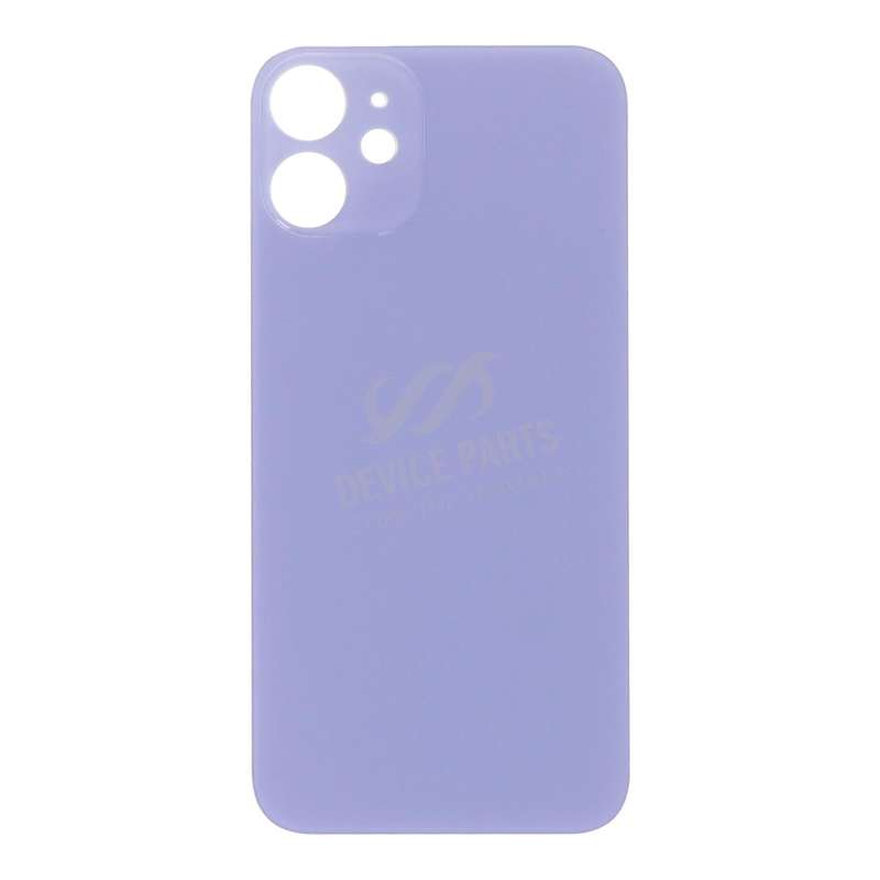 Battery Door with Adhesive for iPhone 12 Mini Large Hole Purple HQ