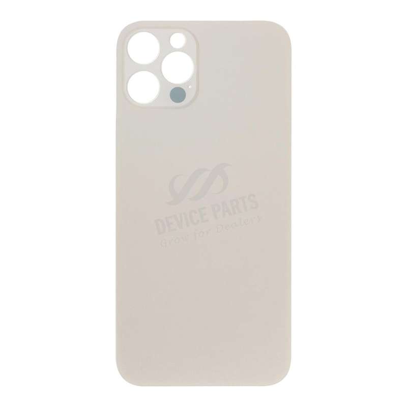 Battery Door with Adhesive for iPhone 12 Pro Large Hole Gold HQ