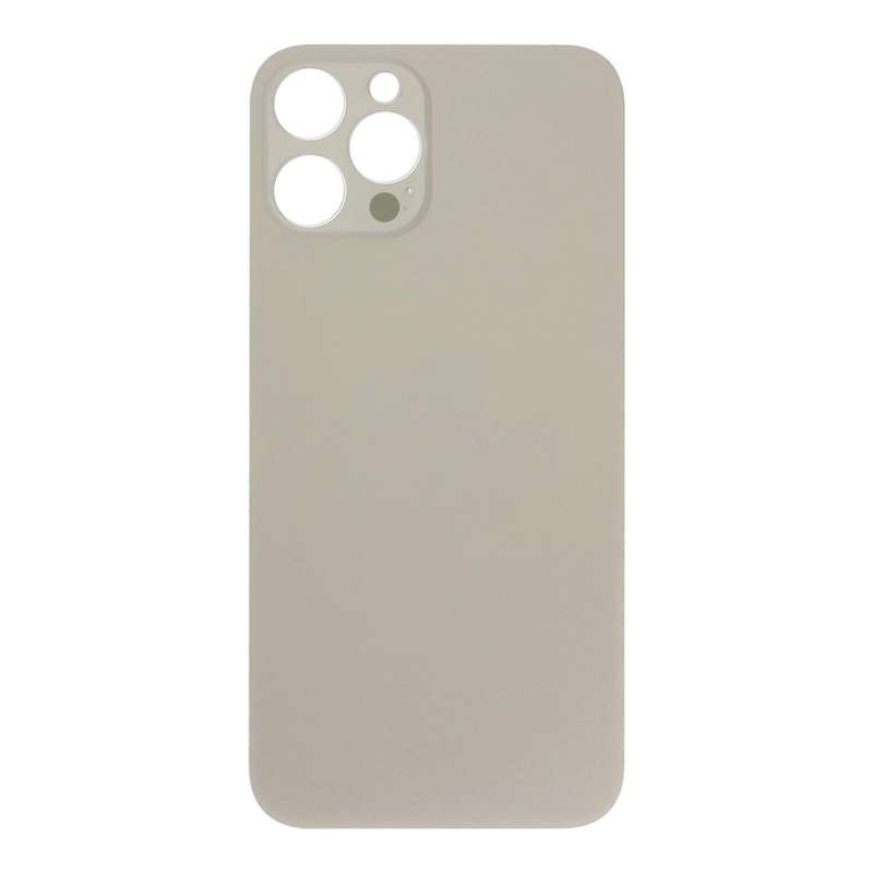 Battery Door with Adhesive for iPhone 12 Pro Max Large Hole Gold HQ