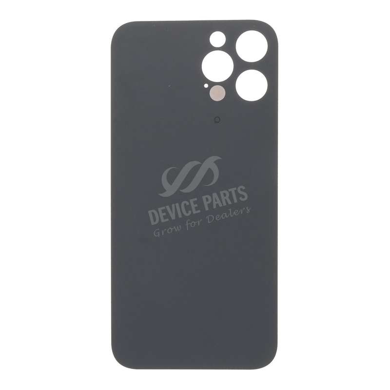 Battery Door with Adhesive for iPhone 12 Pro Max Small Hole Silver HQ