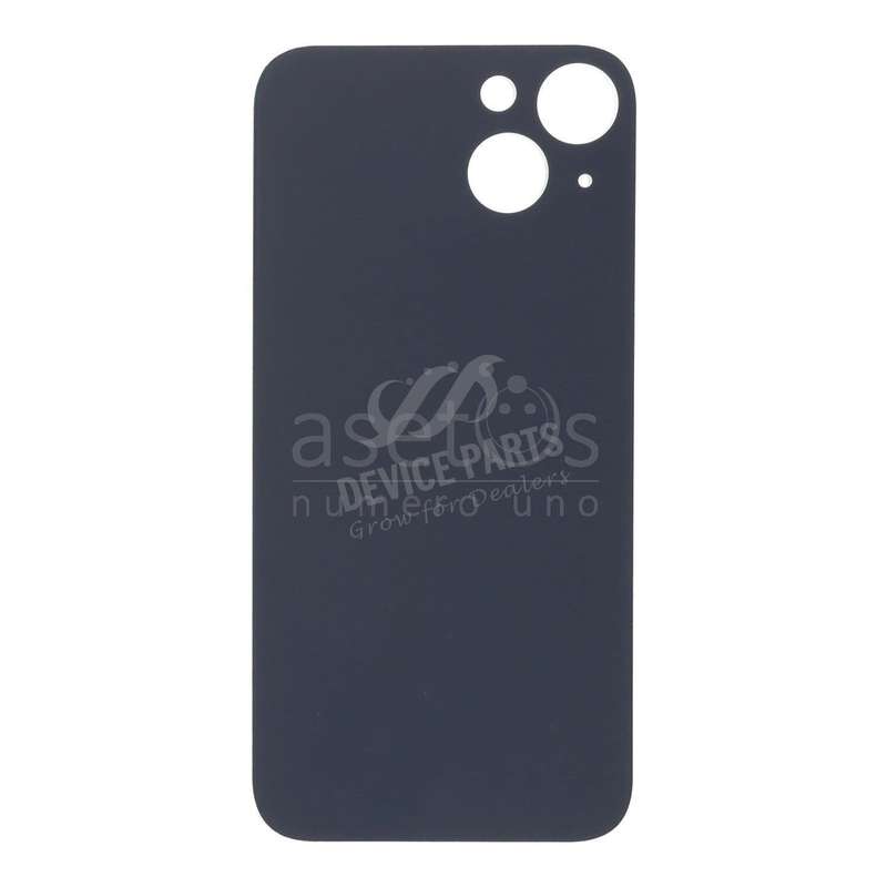 Battery Door with Adhesive for iPhone 13 6.1" Large Hole Black HQ
