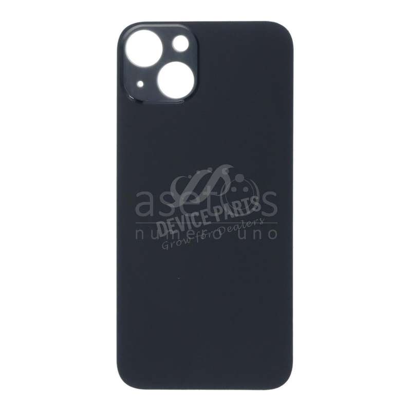 Battery Door with Adhesive for iPhone 13 6.1" Large Hole Black HQ