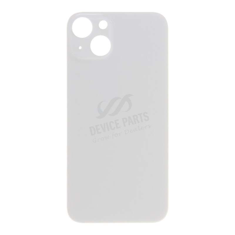 Battery Door with Adhesive for iPhone 13 6.1" Large Hole White HQ