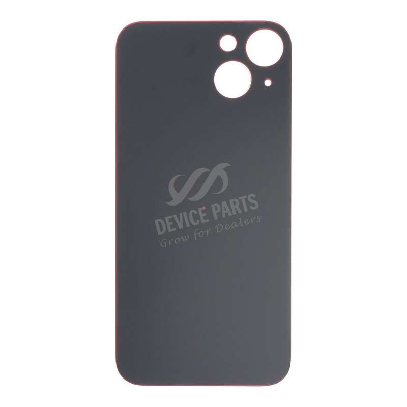 Battery Door with Adhesive for iPhone 13 6.1" Large Hole Red HQ
