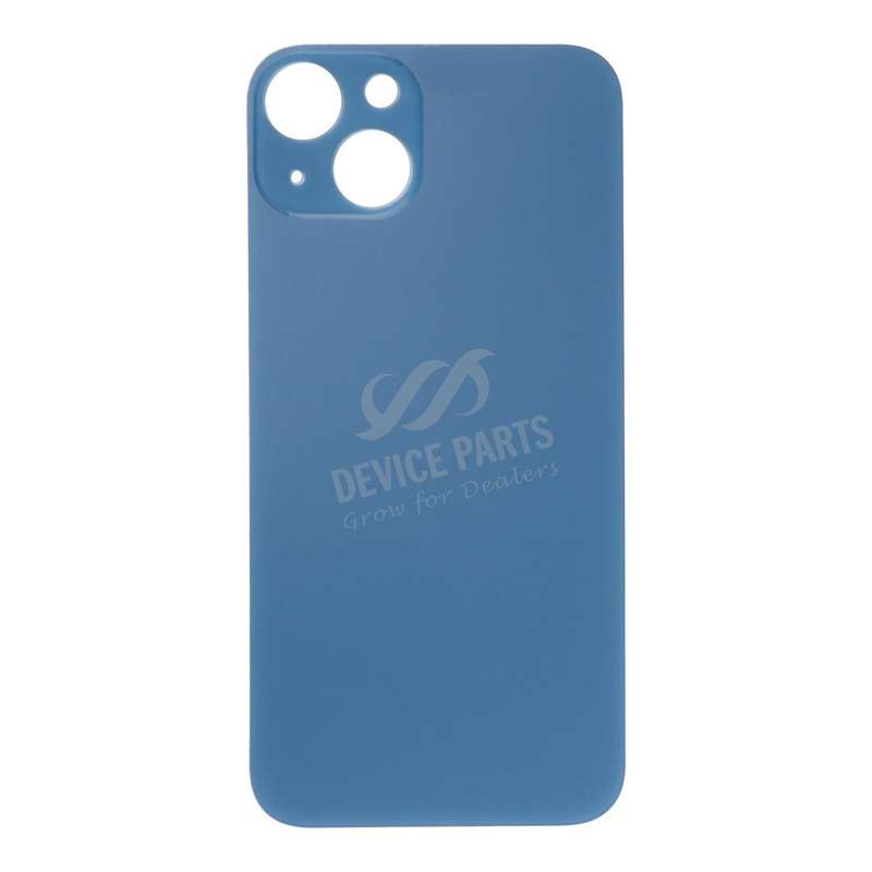 Battery Door with Adhesive for iPhone 13 6.1" Large Hole Blue HQ