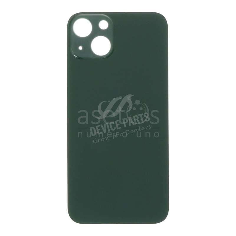 Battery Door with Adhesive for iPhone 13 6.1" Large Hole Green HQ