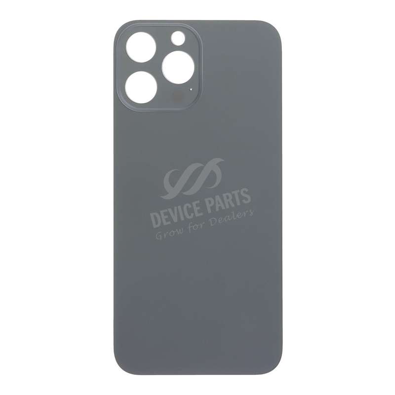 Battery Door with Adhesive for iPhone 13 Pro Max 6.7" Small Hole Black HQ