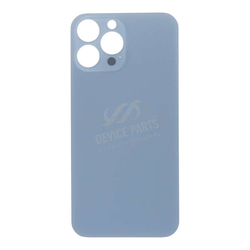 Battery Door with Adhesive for iPhone 13 Pro Max 6.7" Large Hole Blue HQ
