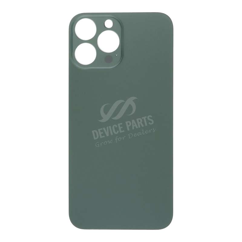 Battery Door with Adhesive for iPhone 13 Pro Max 6.7" Large Hole Green HQ