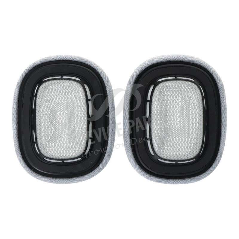 Protein Leather Memory Foam Ear Cushions Covers for AirPods Max Light Gray 2pcs in one set