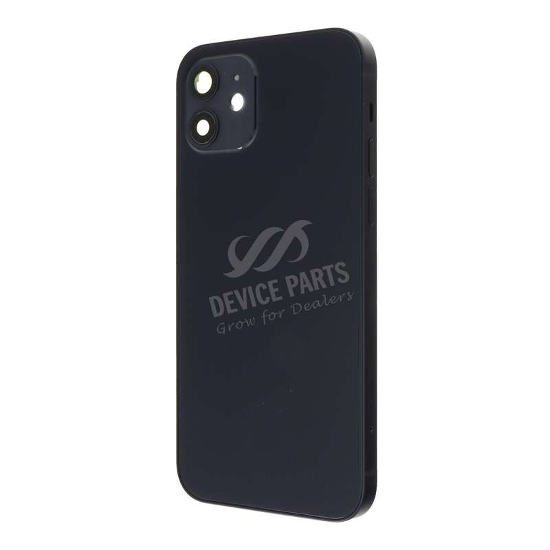 Middle Frame + Battery Door + Back Camera Lens and Bezel + Side Buttons + SIM Card Tray with Magn...