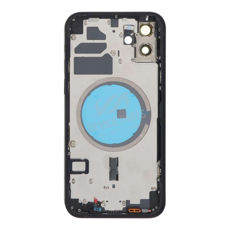 Middle Frame + Battery Door + Back Camera Lens and Bezel + Side Buttons + SIM Card Tray with Magn...