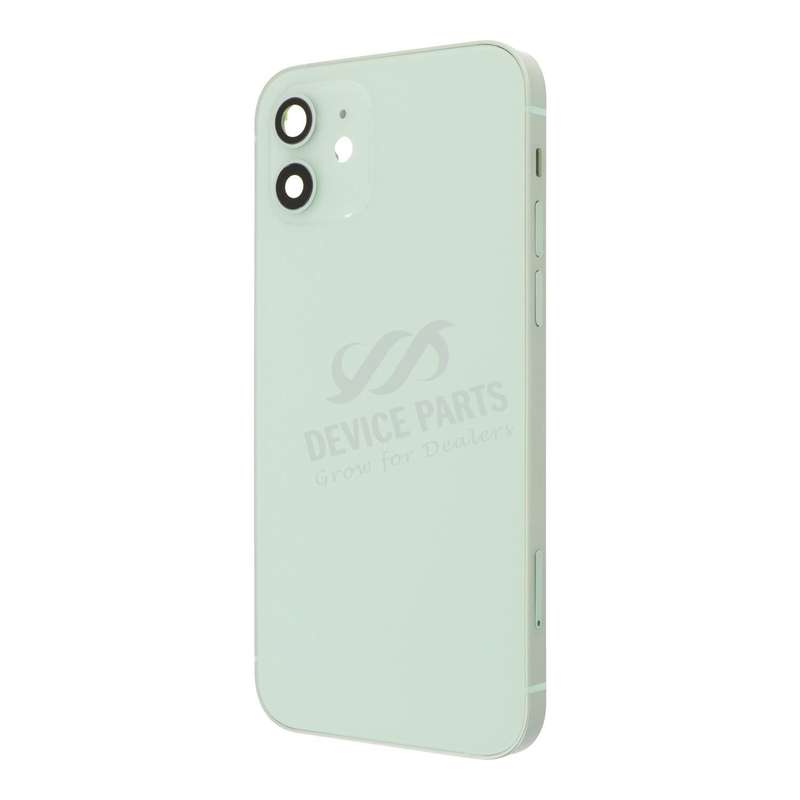 Middle Frame + Battery Door + Back Camera Lens and Bezel + Side Buttons + SIM Card Tray with Magn...