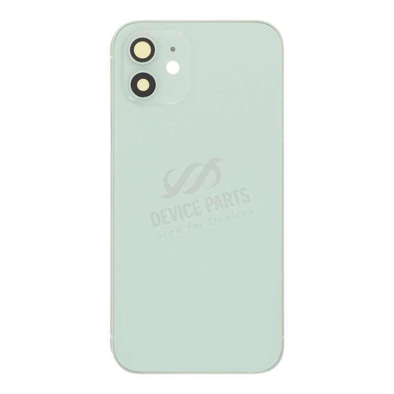 Middle Frame + Battery Door + Back Camera Lens and Bezel + Side Buttons + SIM Card Tray with Magn...