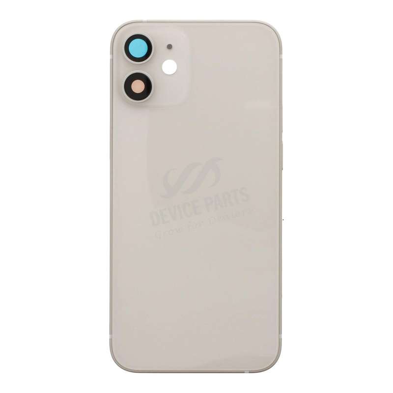 Middle Frame + Battery Door + Back Camera Lens and Bezel + Side Buttons + SIM Card Tray with Magn...