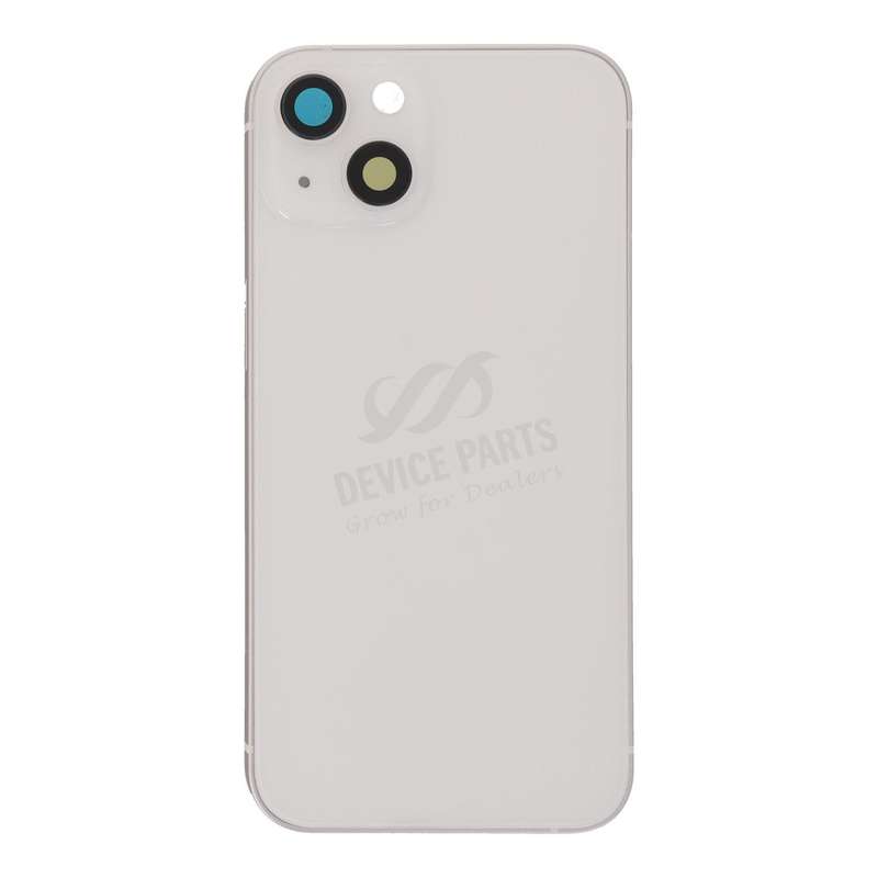 Middle Frame + Battery Door + Back Camera Lens and Bezel + Side Buttons + SIM Card Tray with Magn...