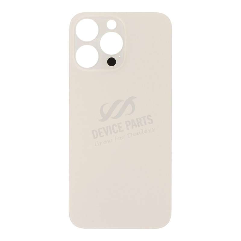 Battery Door with Adhesive for iPhone 14 Pro Max Small Hole Gold OEM