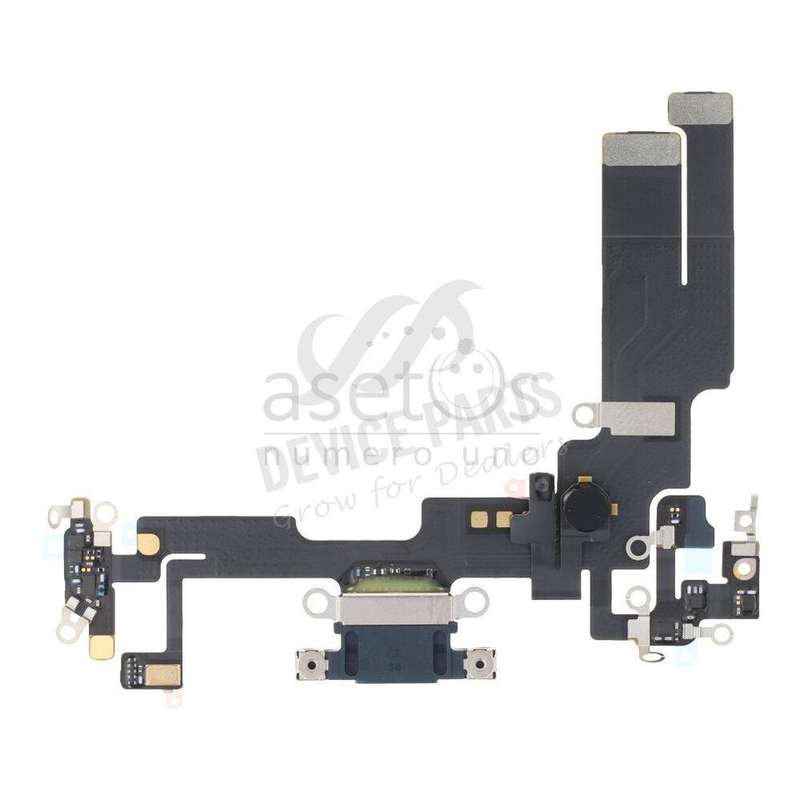 Charging Port Flex Cable for iPhone 14 Black Ori