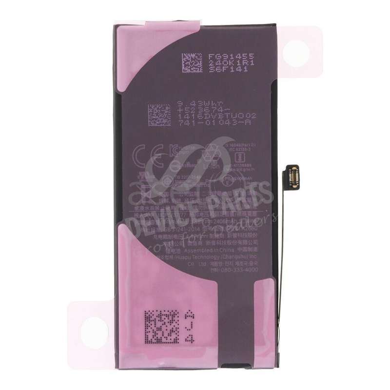 A2660 2406mAh Battery + Battery Adhesive for iPhone 13 Mini 5.4" Ori