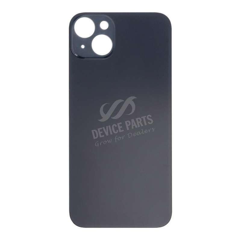 Battery Door with Adhesive for iPhone 14 Plus Large Hole Black OEM