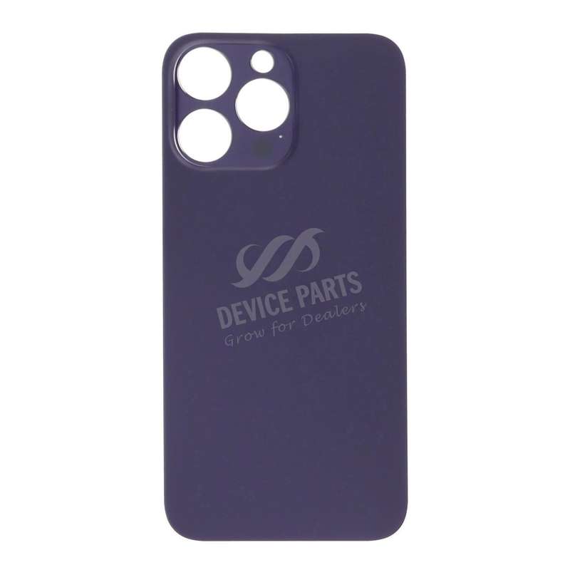 Battery Door with Adhesive for iPhone 14 Pro Max Large Hole Purple OEM