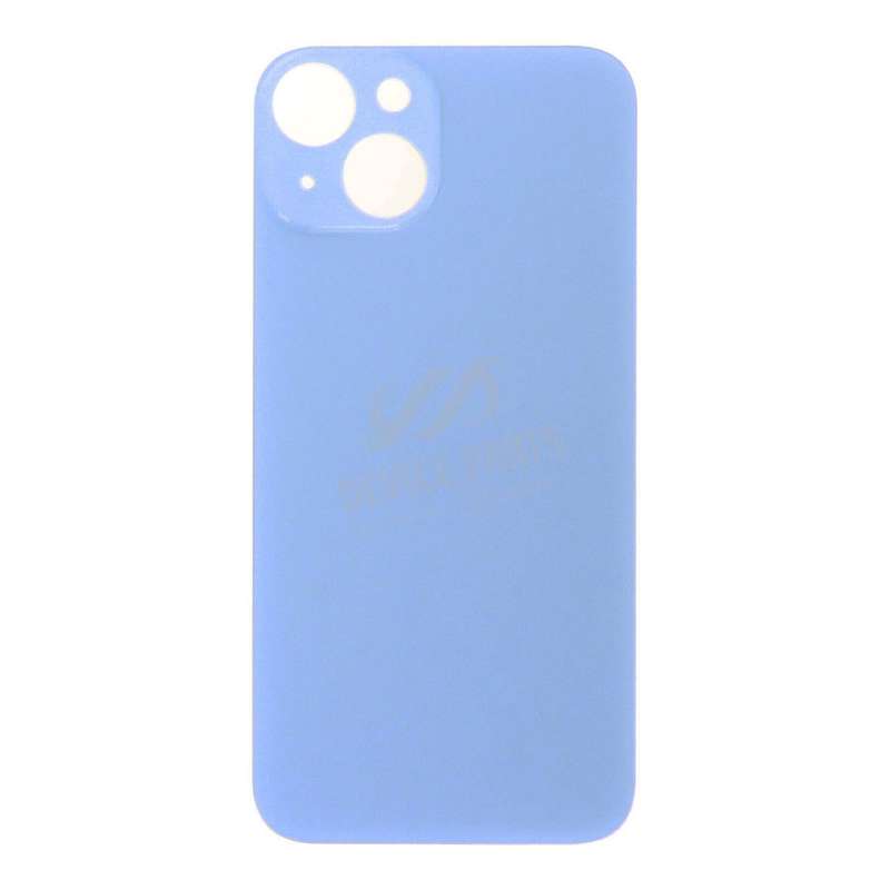 Battery Door with Adhesive for iPhone 14 Large Hole Blue HQ