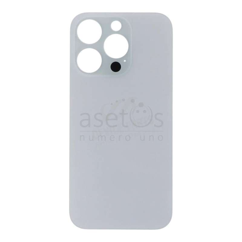 Battery Door with Adhesive for iPhone 14 Pro Large Hole White HQ
