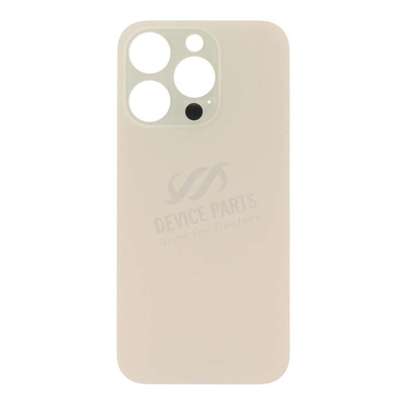 Battery Door with Adhesive for iPhone 14 Pro Large Hole Gold HQ