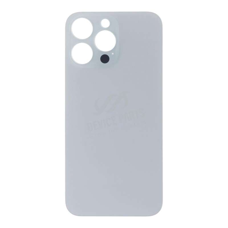 Battery Door with Adhesive for iPhone 14 Pro Max Large Hole White HQ