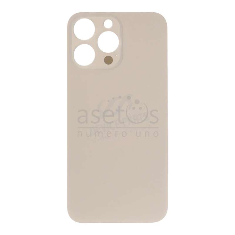 Battery Door with Adhesive for iPhone 14 Pro Max Large Hole Gold HQ