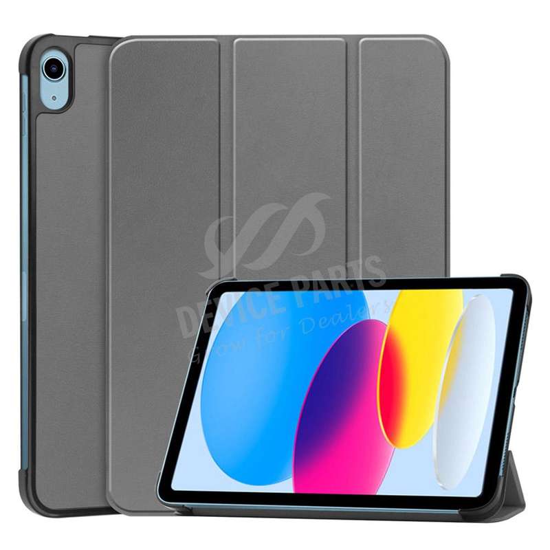 Triple Folding Case for iPad 2022(iPad 10th)/2025(11th) Gray