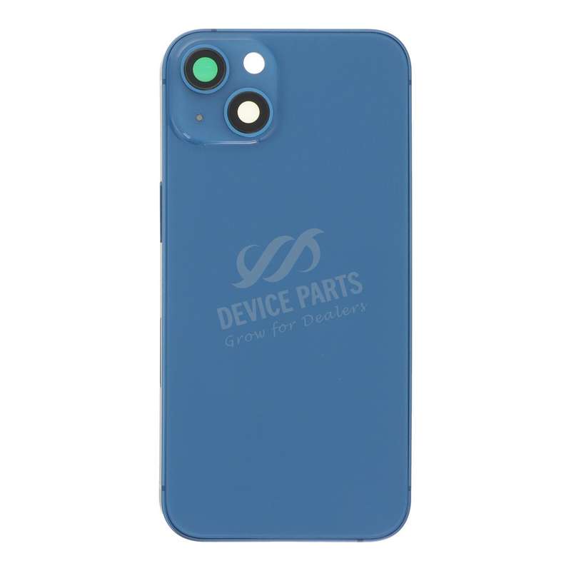 Middle Frame + Battery Door + Back Camera Lens and Bezel + Side Buttons + SIM Card Tray with Magn...