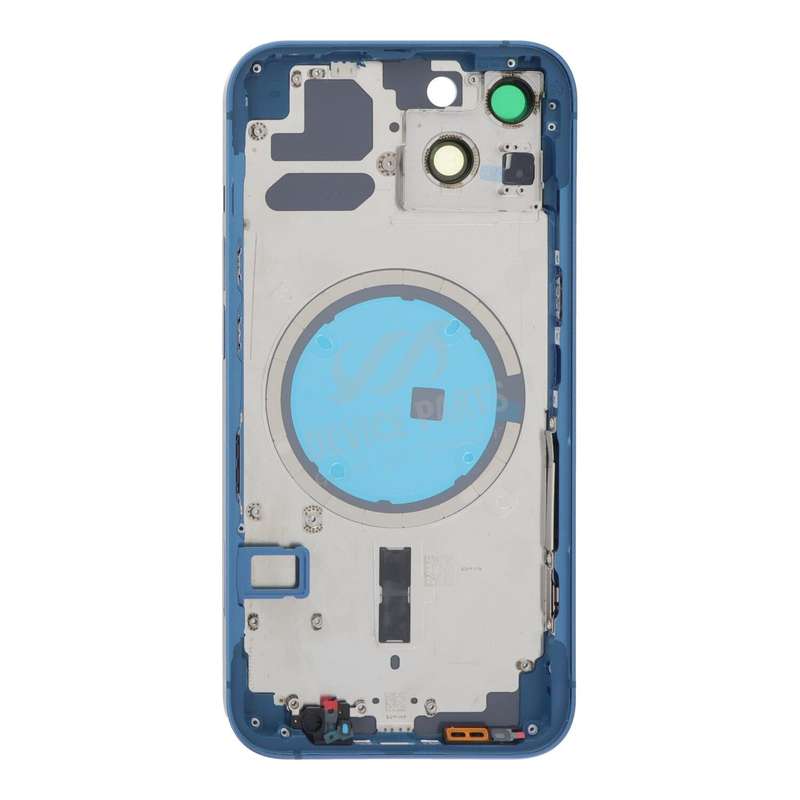 Middle Frame + Battery Door + Back Camera Lens and Bezel + Side Buttons + SIM Card Tray with Magn...
