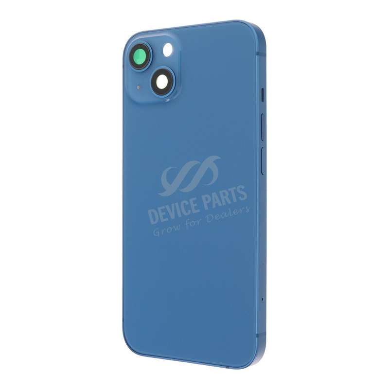 Middle Frame + Battery Door + Back Camera Lens and Bezel + Side Buttons + SIM Card Tray with Magn...