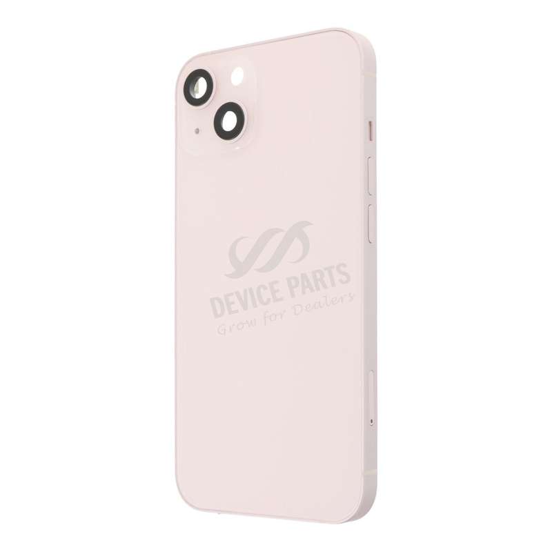 Middle Frame + Battery Door + Back Camera Lens and Bezel + Side Buttons + SIM Card Tray with Magn...