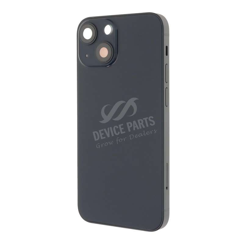 Middle Frame + Battery Door + Back Camera Lens and Bezel + Side Buttons + SIM Card Tray with Magn...