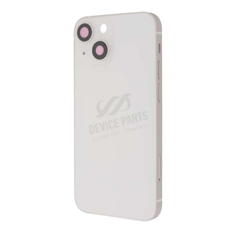 Middle Frame + Battery Door + Back Camera Lens and Bezel + Side Buttons + SIM Card Tray with Magn...