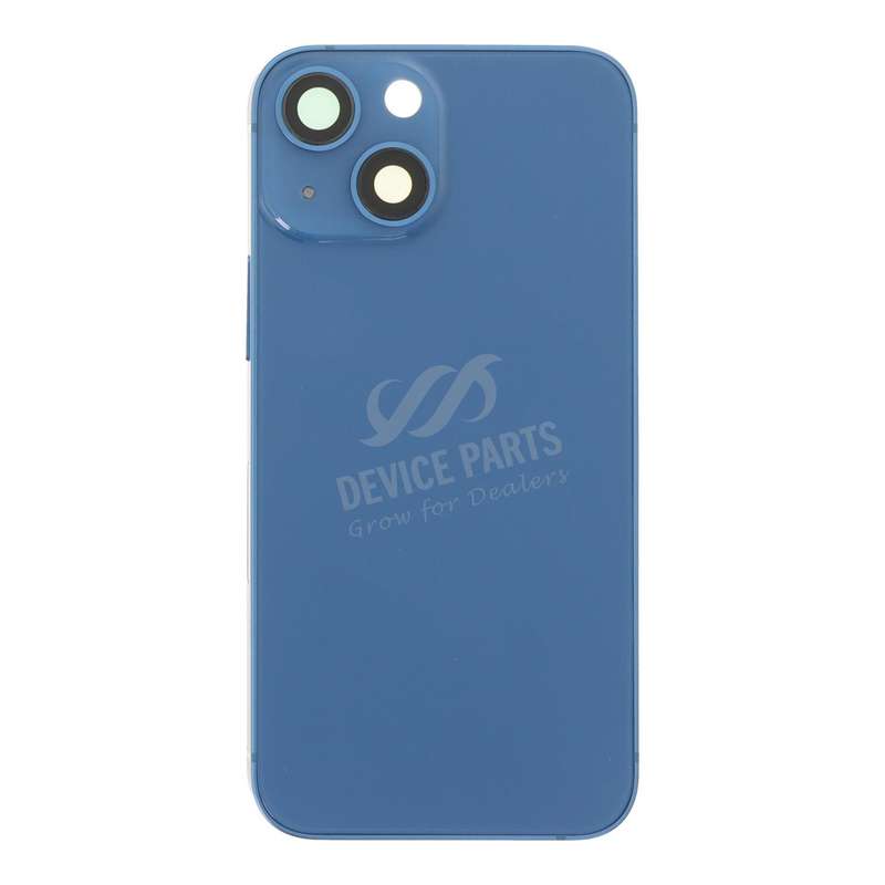 Middle Frame + Battery Door + Back Camera Lens and Bezel + Side Buttons + SIM Card Tray with Magn...
