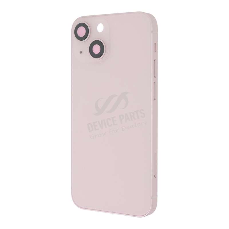 Middle Frame + Battery Door + Back Camera Lens and Bezel + Side Buttons + SIM Card Tray with Magn...
