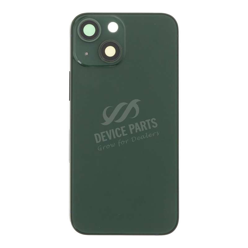 Middle Frame + Battery Door + Back Camera Lens and Bezel + Side Buttons + SIM Card Tray with Magn...