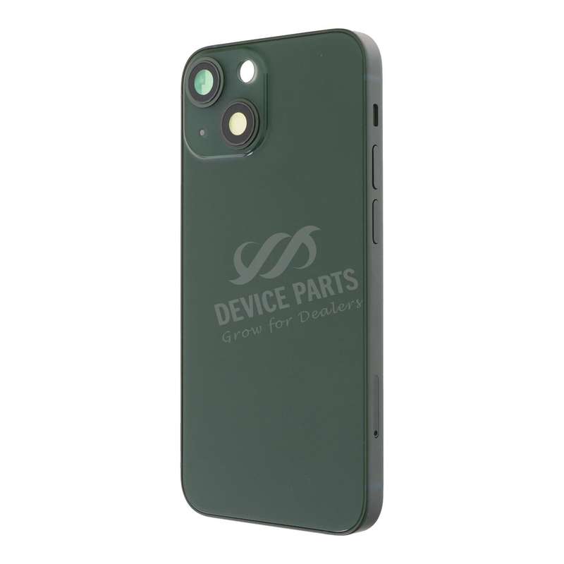 Middle Frame + Battery Door + Back Camera Lens and Bezel + Side Buttons + SIM Card Tray with Magn...