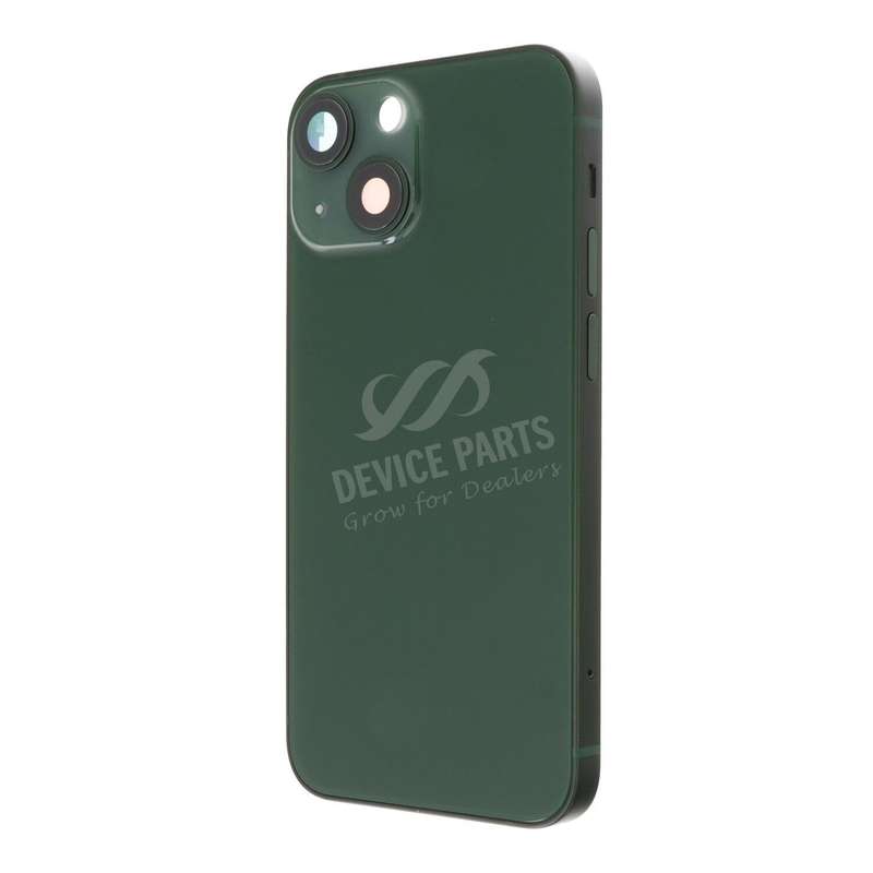 Middle Frame + Battery Door + Back Camera Lens and Bezel + Side Buttons + SIM Card Tray with Magn...
