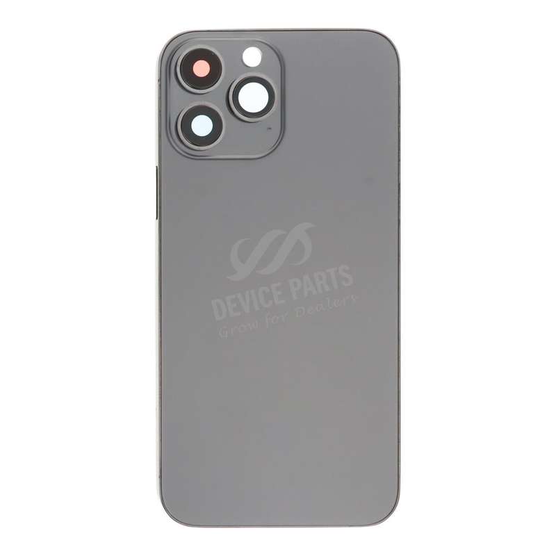Middle Frame + Battery Door + Back Camera Lens and Bezel + Side Buttons + SIM Card Tray with Magn...