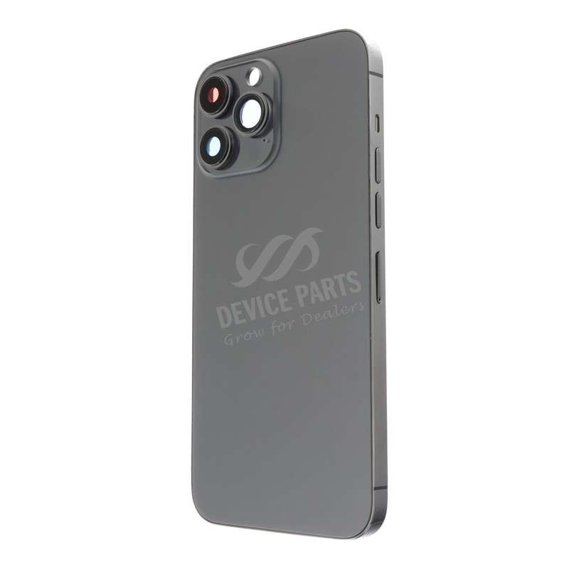 Middle Frame + Battery Door + Back Camera Lens and Bezel + Side Buttons + SIM Card Tray with Magn...