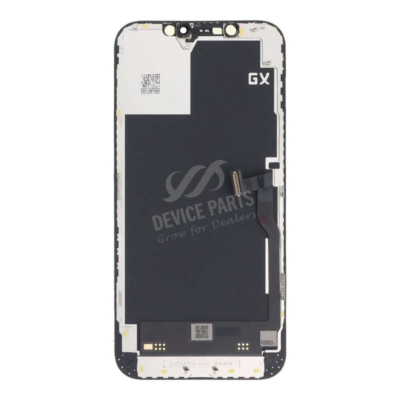 Screen Replacement for iPhone 12 Pro Max GX Soft OLED Black HQ
